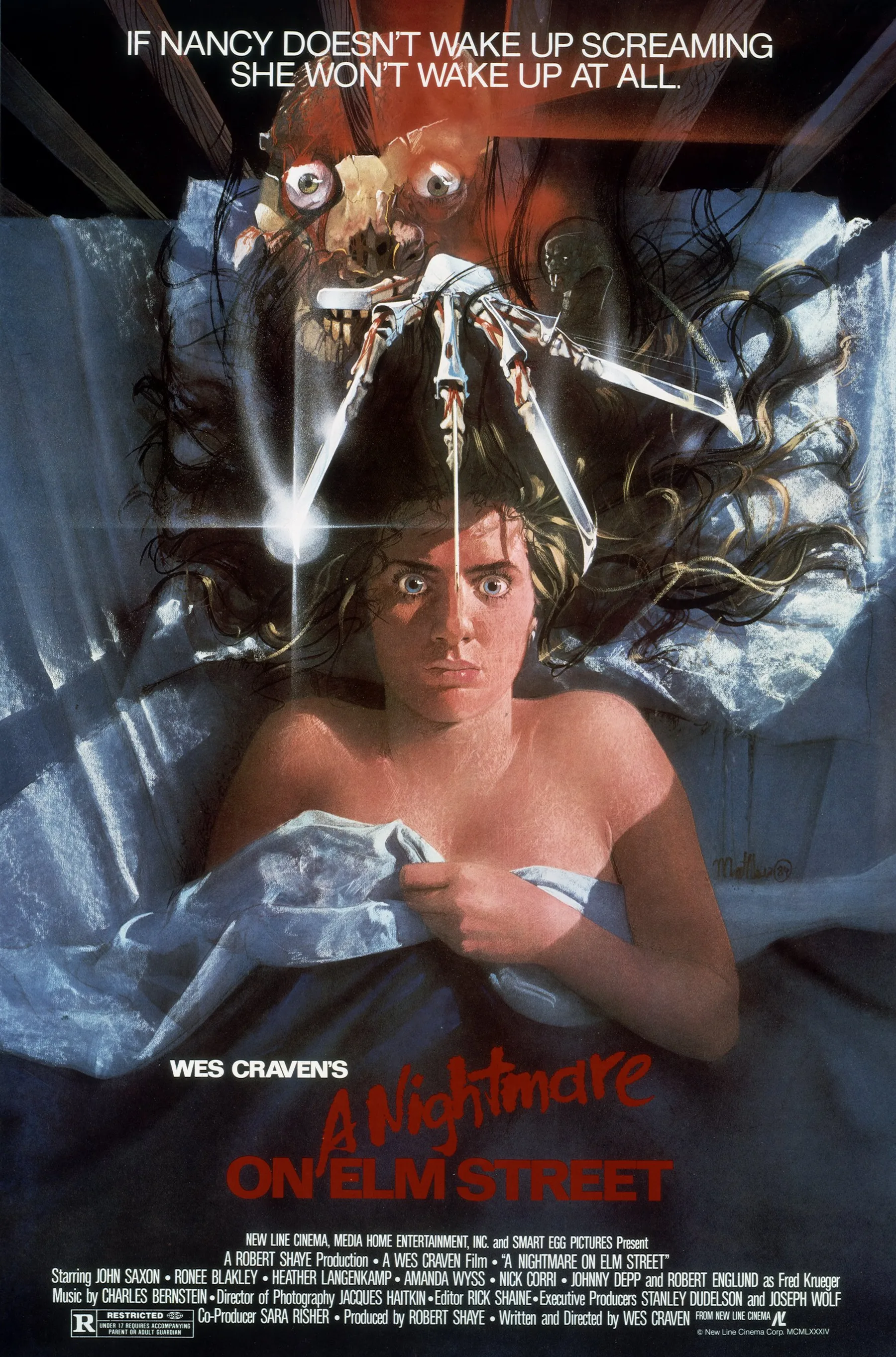 Kinoplakat zu A Nightmare on Elm Street von 1984